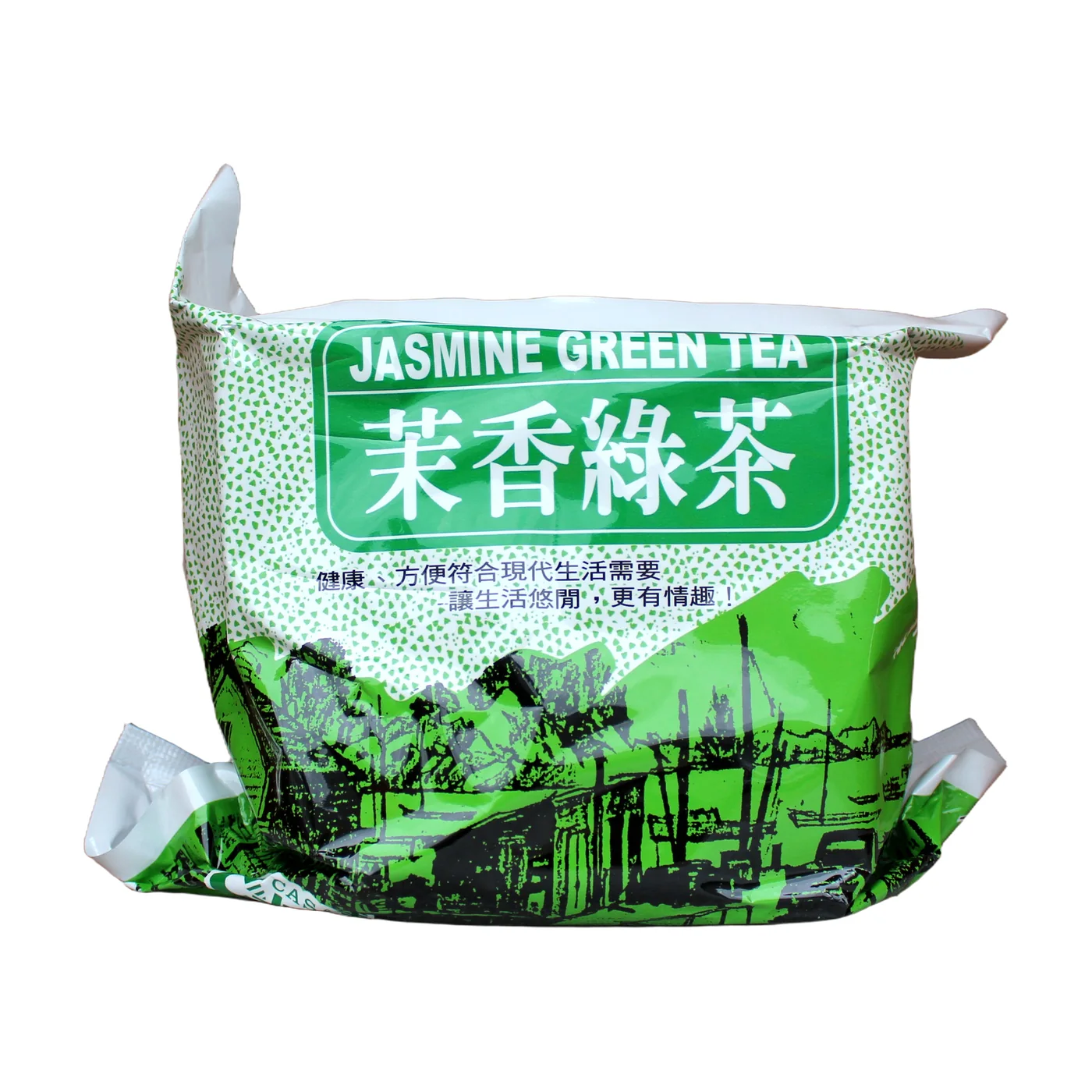 Jasmine Green Tea packaging, front